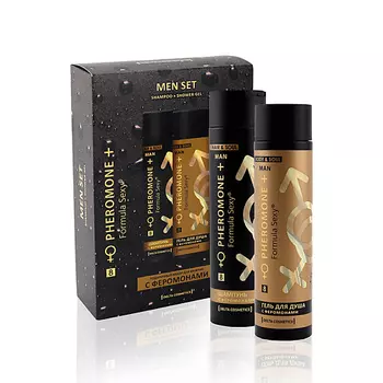 FORMULA SEXY Подарочный набор для мужчин с феромонами Formula Sexy №8 Шампунь + Гель для душа