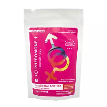 FORMULA SEXY Скраб для тела с феромонами №3 клубника со сливками увлажнение и питание 250.0