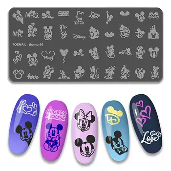 FORNAIL Пластина для стемпинга ногтей 1