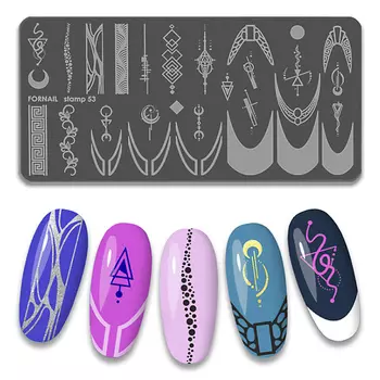 FORNAIL Пластина для стемпинга ногтей 1