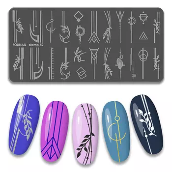 FORNAIL Пластина для стемпинга ногтей 1