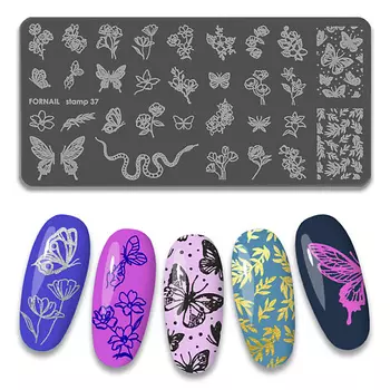 FORNAIL Пластина для стемпинга ногтей 1