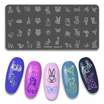 FORNAIL Пластина для стемпинга ногтей 1
