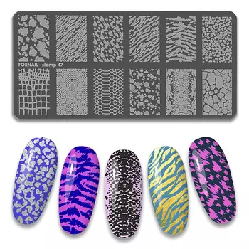 FORNAIL Пластина для стемпинга ногтей 1