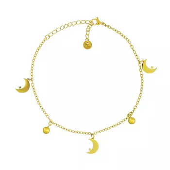 FOROSTINA.K Браслет на ногу Crescent