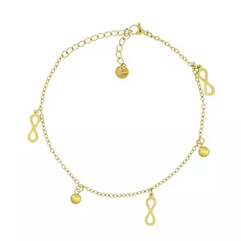 FOROSTINA.K Браслет на ногу Infinity