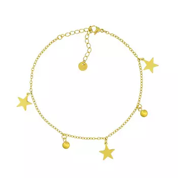 FOROSTINA.K Браслет на ногу Stars