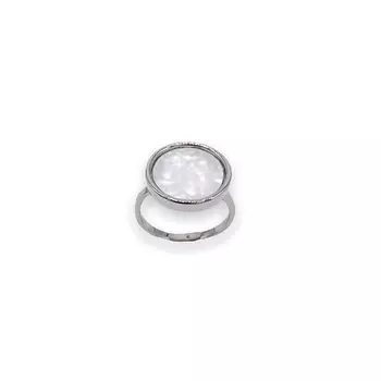FOROSTINA.K Кольцо Белый омут Silver