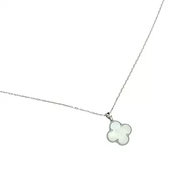 FOROSTINA.K Колье Клевер Black