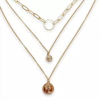 FOROSTINA.K Колье Монета