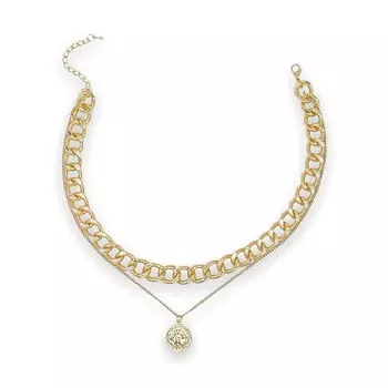 FOROSTINA.K Колье Сет с монеткой