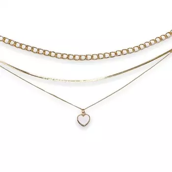 FOROSTINA.K Колье Трио с сердцем