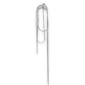 FOROSTINA.K Моно-серьга Серебряные нити