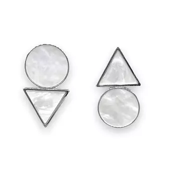 FOROSTINA.K Серьги Белая ночь White