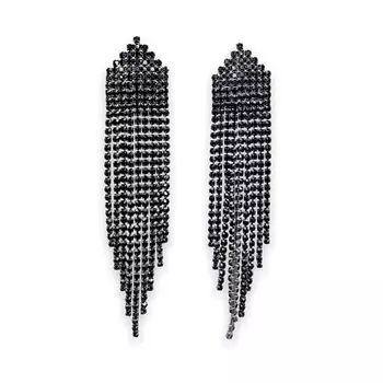 FOROSTINA.K Серьги Black glow 3