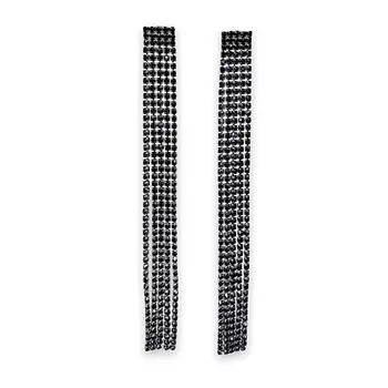 FOROSTINA.K Серьги Black glow 4