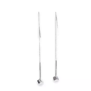 FOROSTINA.K Серьги-протяжки Куб