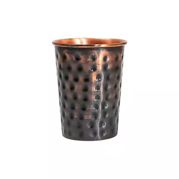 FORREST & LOVE Антикварный кованый медный стакан Antique Hammered
