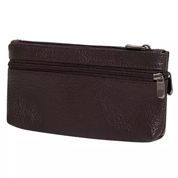 FORTE Ключница с тремя молниями из натуральной кожи