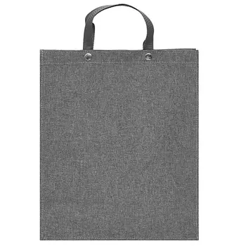 FORTE Сумка для покупок шоппер с карманом и широким дном