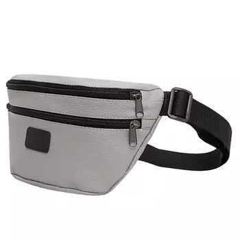 FORTE Сумка поясная Forof кожаная барсетка