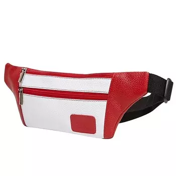 FORTE Сумка поясная Forof кожаная барсетка