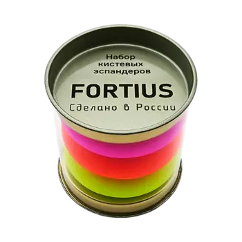 FORTIUS Набор кистевых эспандеров Neon 10,20,30 кг (тубус)
