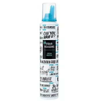 FOUR REASONS Разглаживающая пенка для сухих и вьющихся волос Cream Mousse