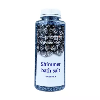 FOVEME Соль для ванны с шиммером, с ароматом Ежевика