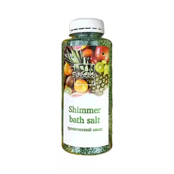 FOVEME Соль для ванны с шиммером, с ароматом Тропический микс
