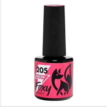 FOXY EXPERT Гель лак Малиновый Неоновый №205