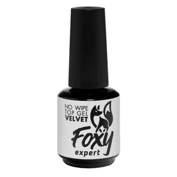 FOXY EXPERT Верхнее матовое покрытие без липкого слоя VELVET