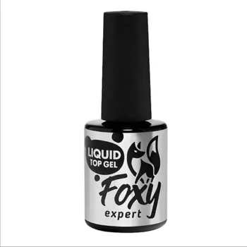 FOXY EXPERT Жидкий топ супер глянец без липкого слоя