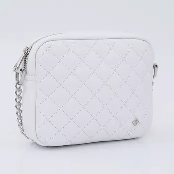 FRANCHESCO MARISCOTTI Сумка кожаная женская кросс-боди с цепочкой через плечо