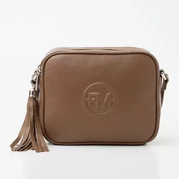 FRANCHESCO MARISCOTTI Сумка кожаная женская кросс-боди через плечо