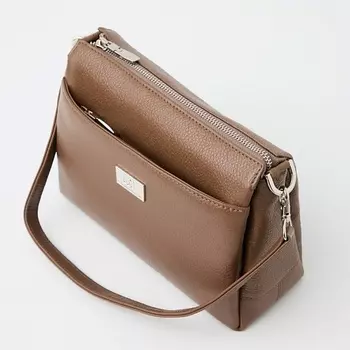 FRANCHESCO MARISCOTTI Сумка женская кожаная кросс-боди на плечо