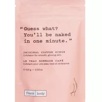 FRANK BODY Скраб для тела Original Coffee 100.0