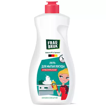 FRAU BRK Гель для мытья посуды Алоэ вера и Зеленый чай Frau Brk 500.0