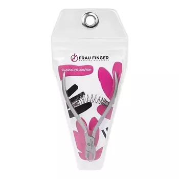 FRAU FINGER Кусачки маникюрные для кутикулы Classic FN-206/7DP, пружина, 7 мм