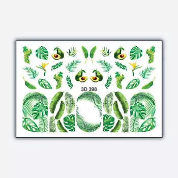 FREEDECOR Объемный 3D слайдер дизайн "Тропики"