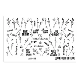 FREEDECOR Слайдер дизайн Имитация Аэрографии "Im free"