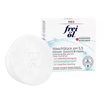FREI OL Мыло для тела 3в1 для бережного очищения и восстановления кислотного баланса Med