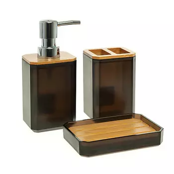 FRESH CODE Набор пластиковых аксессуаров для ванной Экограни