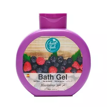 FRESH FEEL Гель для душа Moussel Blackberry 750.0
