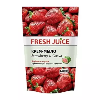 FRESH JUICE Крем-мыло Strawberry&amp;Guava Дой-ПАК