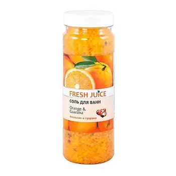 FRESH JUICE Соль для ванн Orange&amp;Guarana