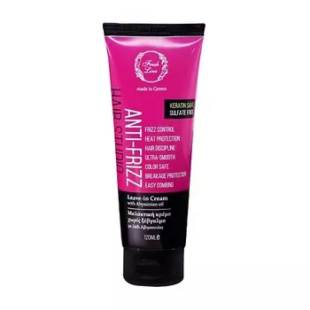 FRESH LINE Крем для волос несмываемый разглаживающий Leave-in Cream with Abyssinian oil Anti-Frizz