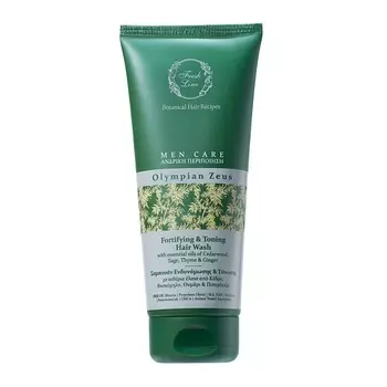 FRESH LINE Шампунь для волос укрепляющий мужской Fortifying & Toning Hair Wash Olympian Zeus