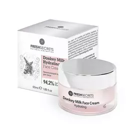 FRESH SECRETS Крем для лица увлажняющий с молочком ослицы