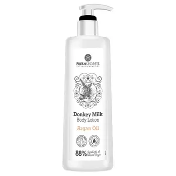 FRESH SECRETS Молочко для тела увлажняющее с молочком ослицы и арганой 200.0